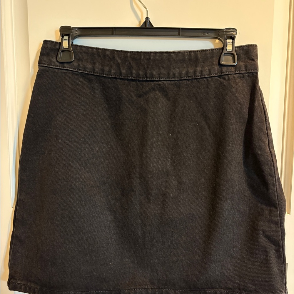 Madewell Black Mini Skirt